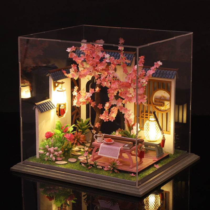 Birthday present DIY house model toy art house model - Mubimart