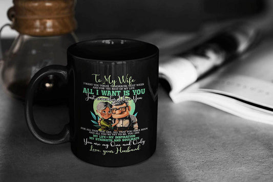 Black Ceramic Coffee Mug Mug Mark - Mubimart