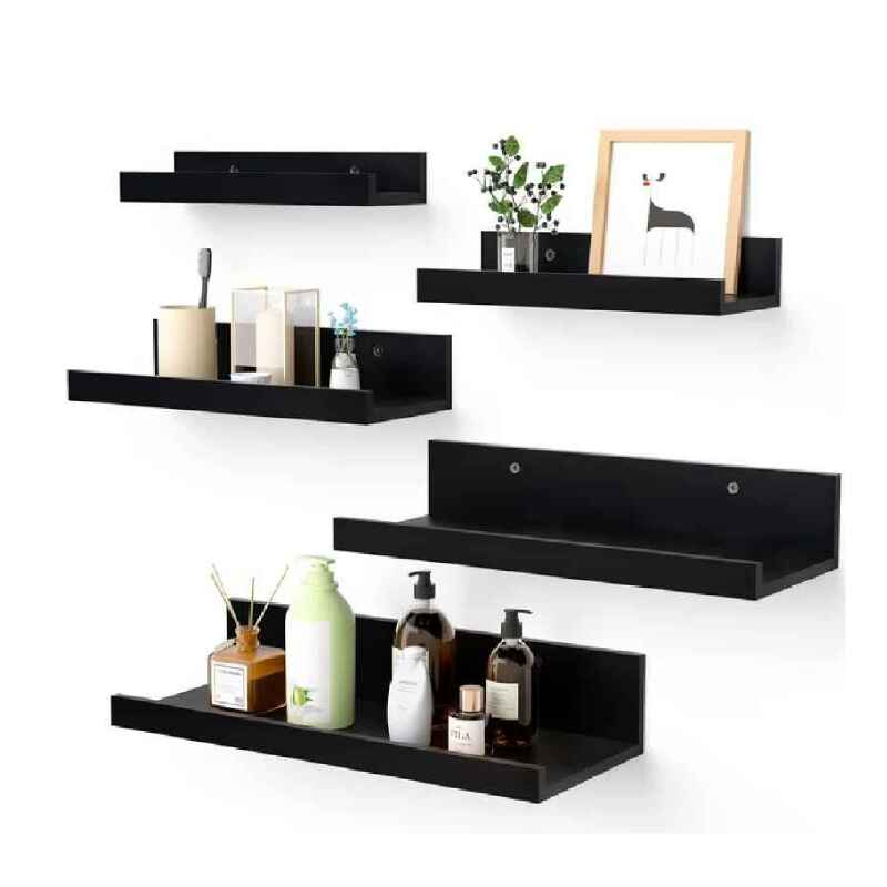Black Floating Shelves