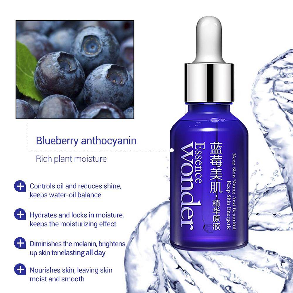 Boquan Ya Blueberry Beauty Lotion Moisturizing Oil Control Shrinks Pores To Brighten Skin Tone - Mubimart