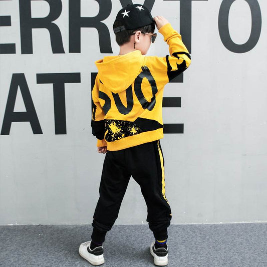 Boy's hooded sports suit - Mubimart