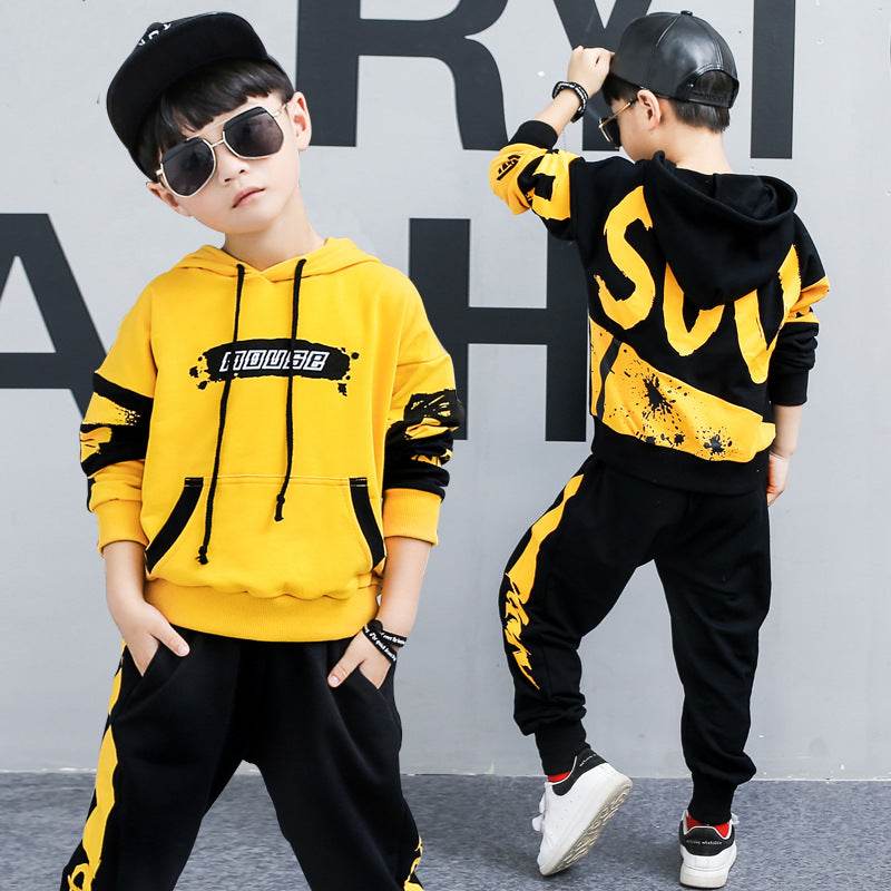 Boy's hooded sports suit - Mubimart