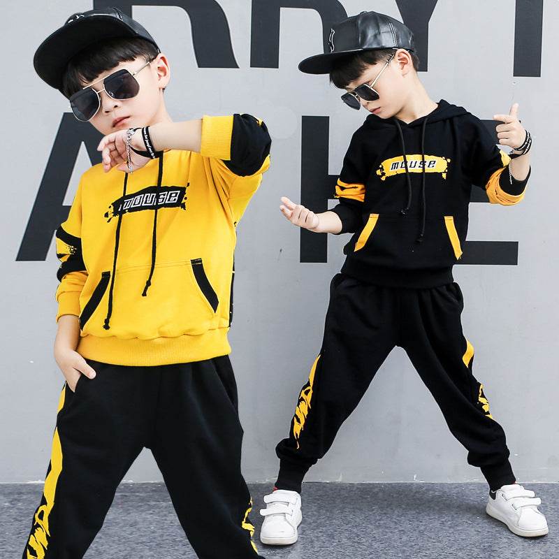Boy's hooded sports suit - Mubimart