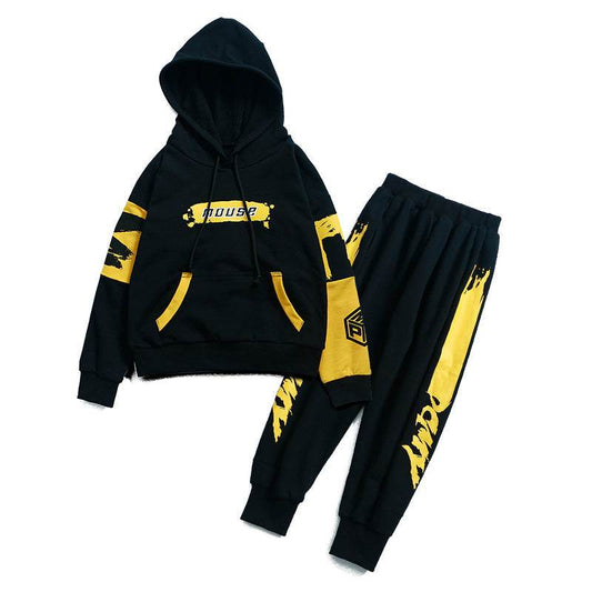 Boy's hooded sports suit - Mubimart
