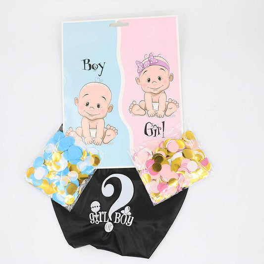 Boys And Girls Gender Revealed Latex Balloons - Mubimart