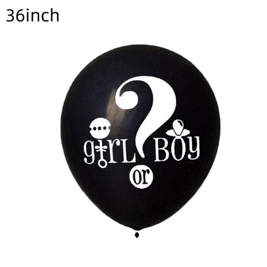 Boys And Girls Gender Revealed Latex Balloons - Mubimart