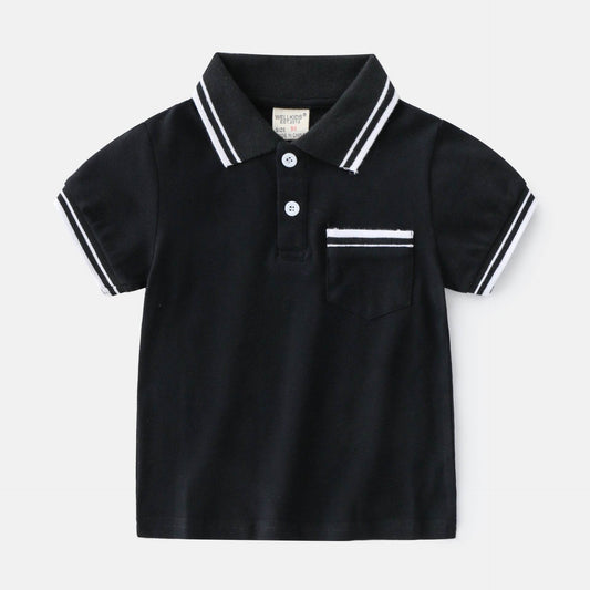 Boys' T-Shirt Summer Polo Shirt - Mubimart