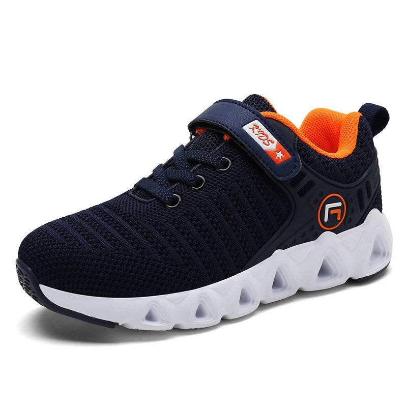 Breathable flying woven kids sneakers - Mubimart