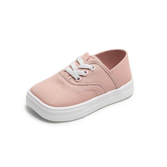Canvas Shoes Korean Board Shoes Boys Baby White Shoes - Mubimart