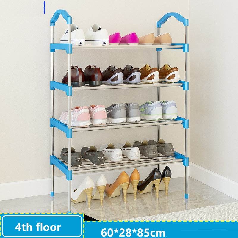 Canvas standing shoe rack shoes - Mubimart