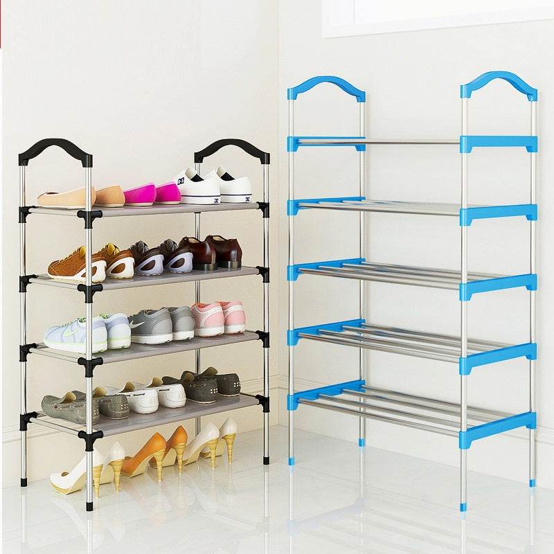 Canvas standing shoe rack shoes - Mubimart