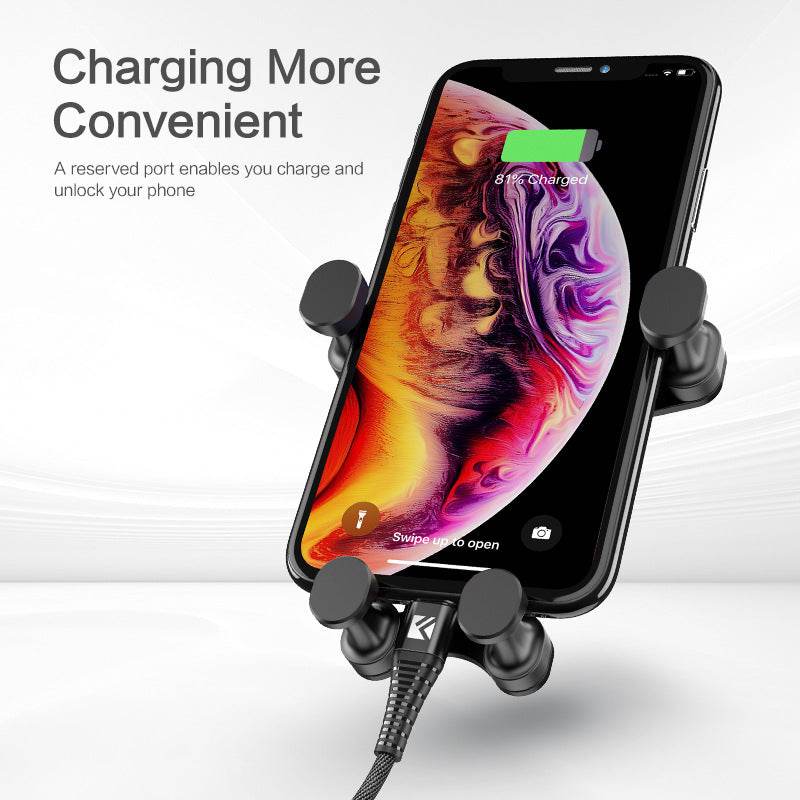 Car Holder Mobile Phone Holder 360 Rotation - Mubimart