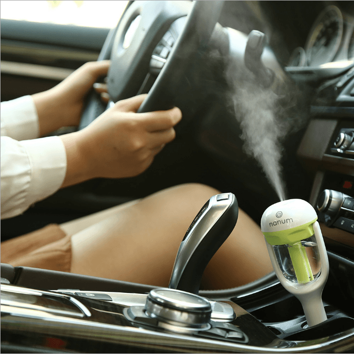 Car Humidifier Air Purifier Freshener Essential Oil Diffuser - Mubimart