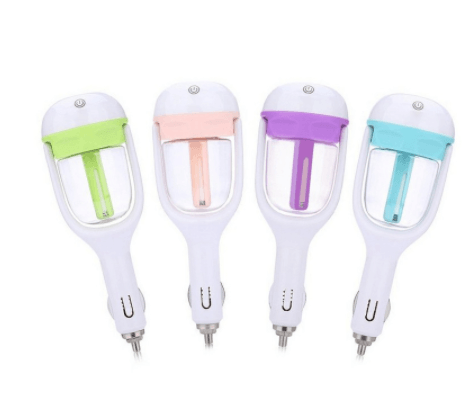 Car Humidifier Air Purifier Freshener Essential Oil Diffuser - Mubimart