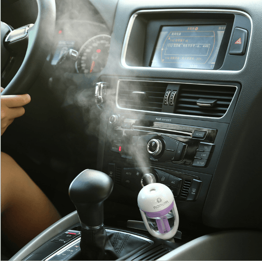 Car Humidifier Air Purifier Freshener Essential Oil Diffuser - Mubimart