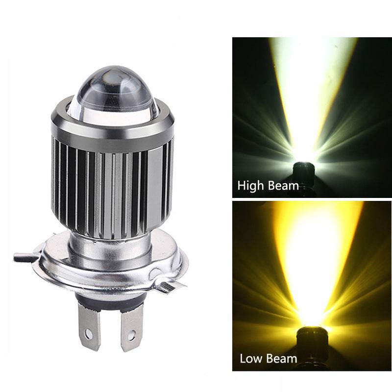 Car LED Bulbs Motorcycle Two-color Headlights - Mubimart