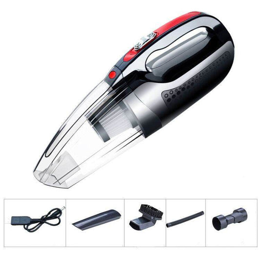 Car Vacuum Cleaner, Wireless Charging, Small Hand-Held Car Vacuum Cleaner, Portable Home Car Dual-Use High Power - Mubimart