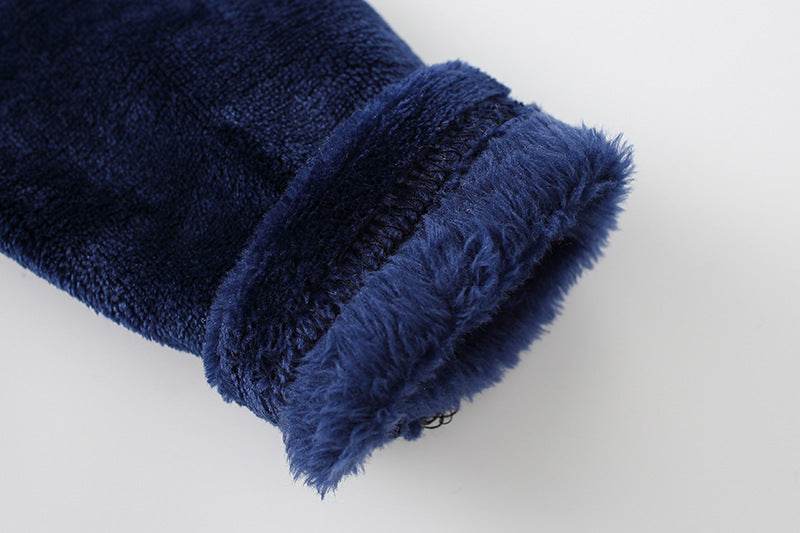 Cartoon Home Clothes Nightgown Bathrobe Children Pajamas Flannel - Mubimart