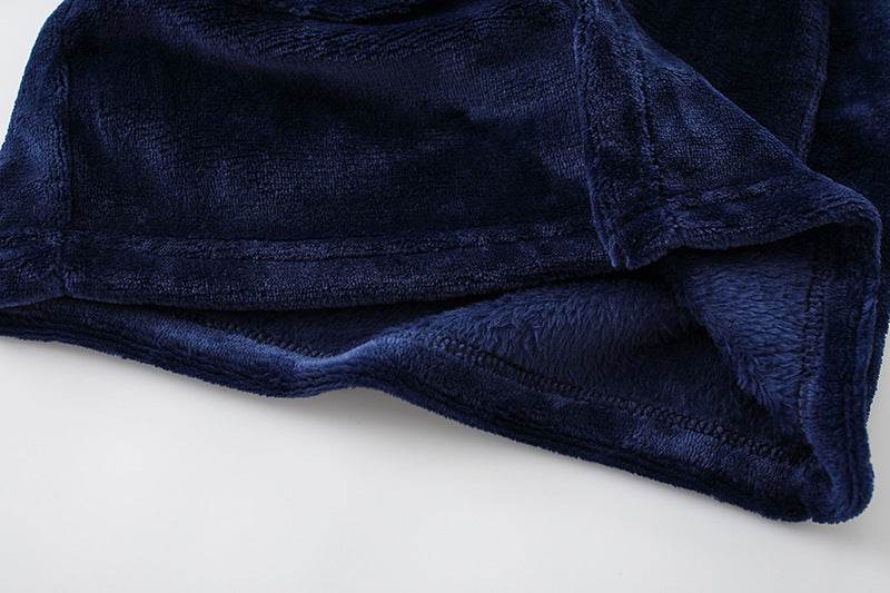 Cartoon Home Clothes Nightgown Bathrobe Children Pajamas Flannel - Mubimart