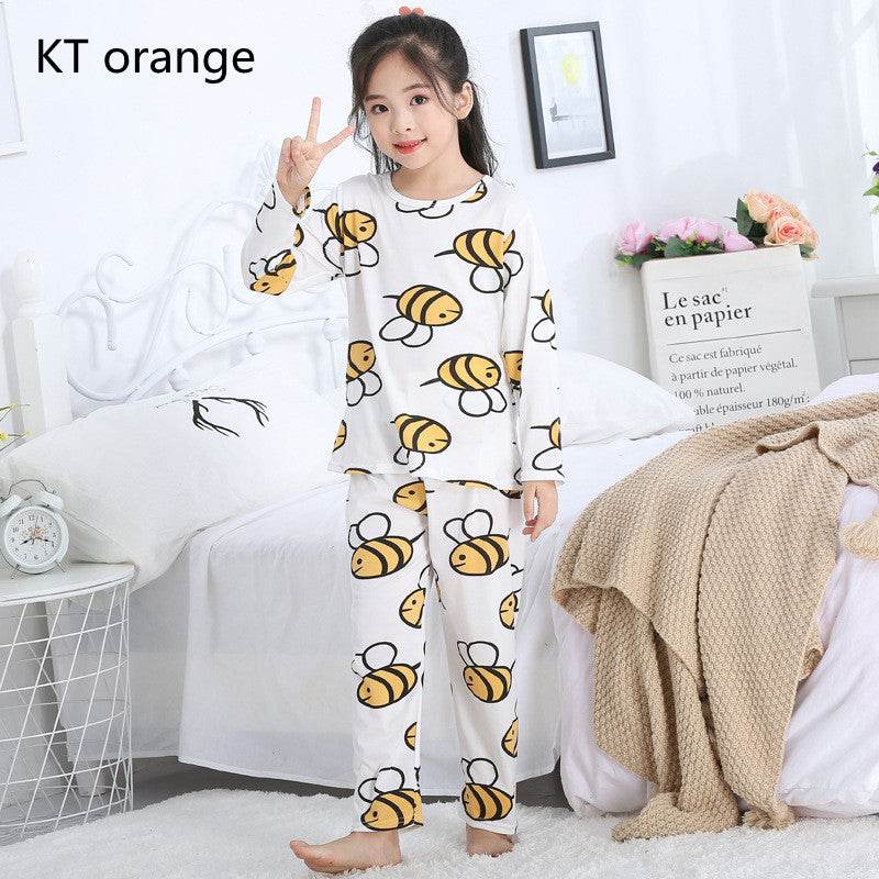Cartoon Long-sleeved Girls In Autumn Big Children Kids - Mubimart