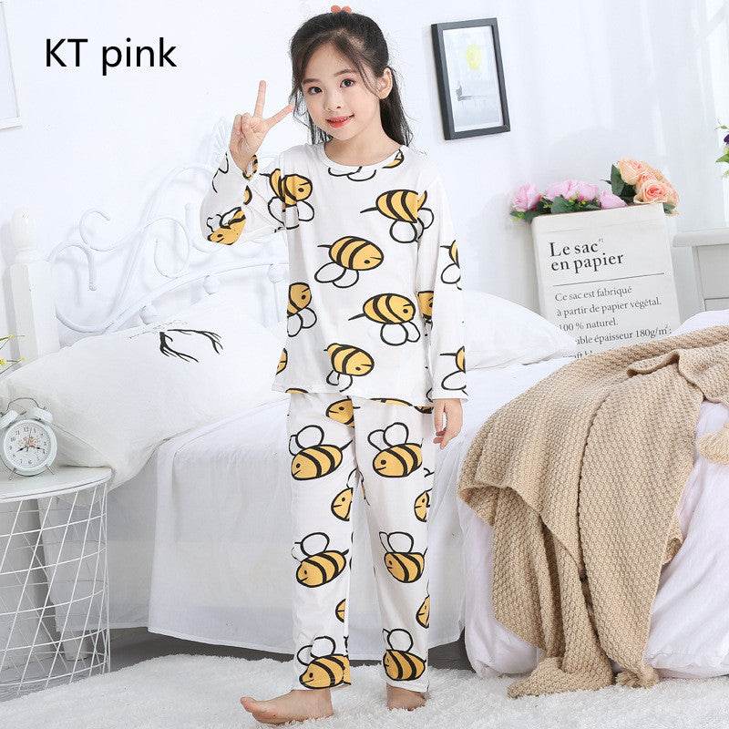 Cartoon Long-sleeved Girls In Autumn Big Children Kids - Mubimart