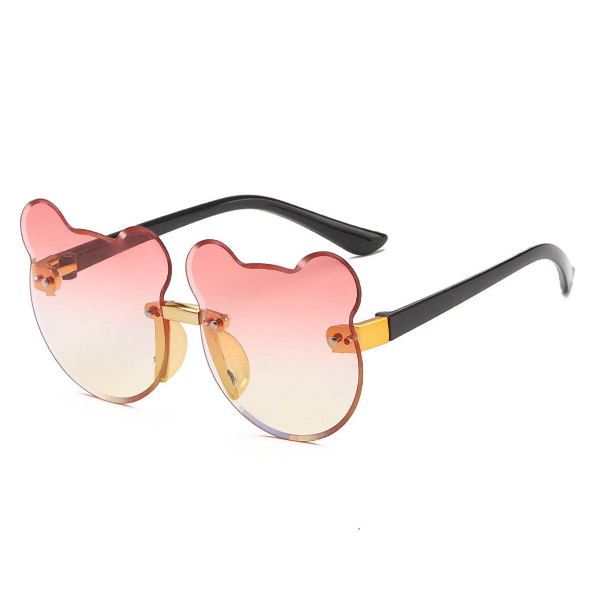 Cat Ear Kids Sunglasses Frameless Shape - Mubimart