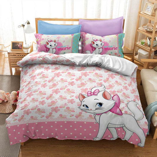 Cat print bed sheet - Mubimart