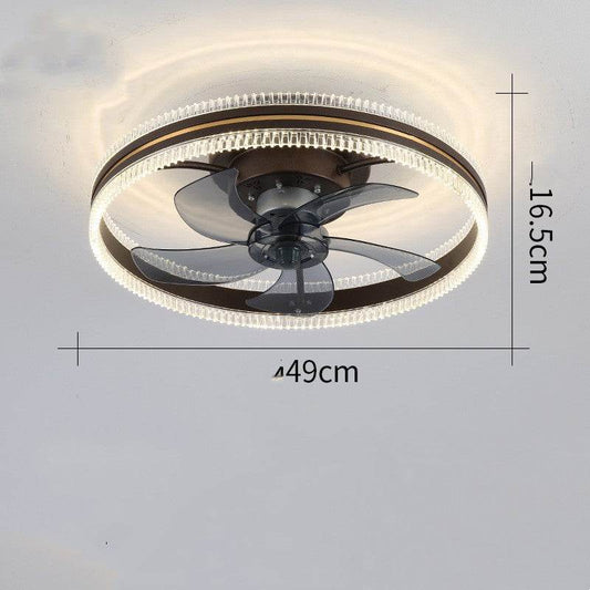 Ceiling Fan Home Integrated Invisible Ceiling Fan Light - Mubimart