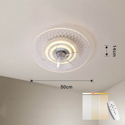 Ceiling Mounted Fan Lamp In Living Room - Mubimart