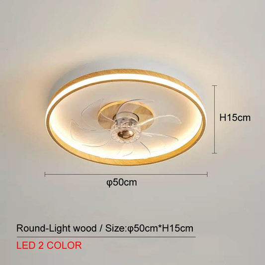 Ceiling Mounted Fan Pendant Lamp In Bedroom - Mubimart