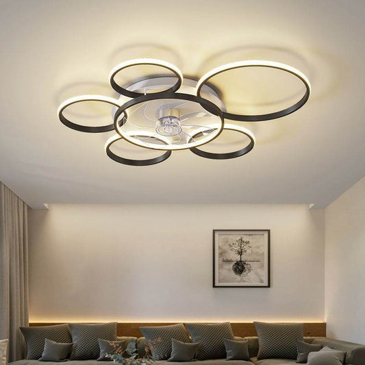 Ceiling Suction Living Room Bedroom Fan Light - Mubimart