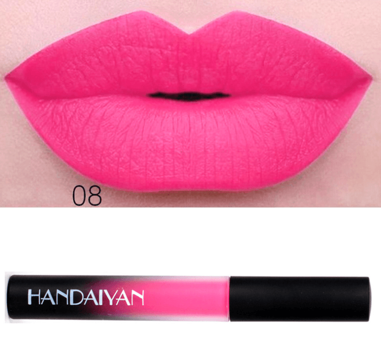 Charm matte velvet matte lip gloss lip glaze matte non-stick matte long-lasting liquid lipstick can be authorized - Mubimart