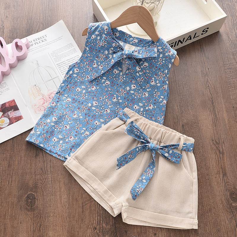 Chiffon Sling Two-piece Suit Cool Girl Suit With Hat - Mubimart
