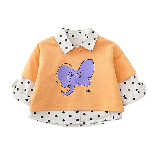 Children 0-3 years old vest shirt two-piece suit - Mubimart