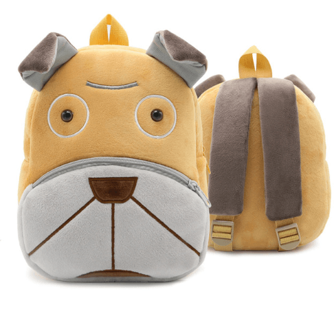 Children School Backpack Cartoon Rainbow Design Soft Plush Material For Toddler Baby Girls Kindergarten Kids School Bags - Mubimart