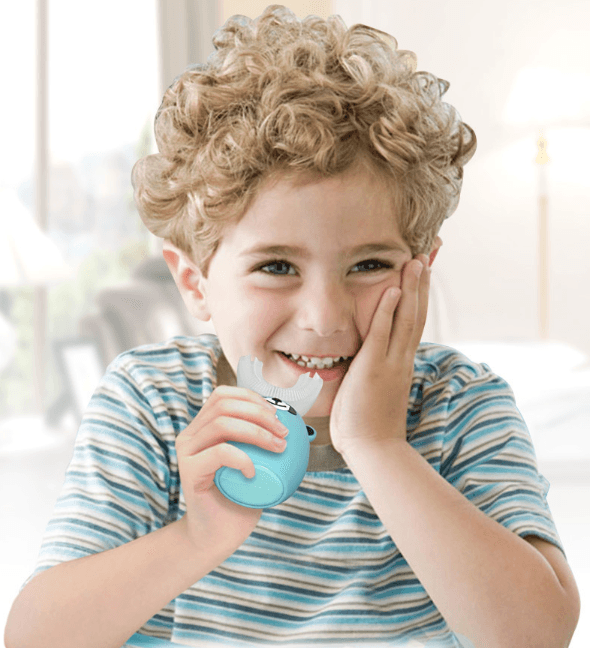 Children U-shaped electric toothbrush - Mubimart