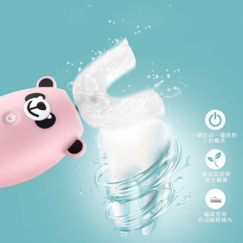 Children U-shaped electric toothbrush - Mubimart
