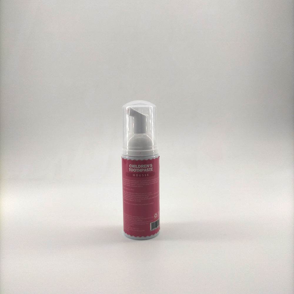 Children brushing Strawberry Flavor Foam Toothpaste for kids - Mubimart