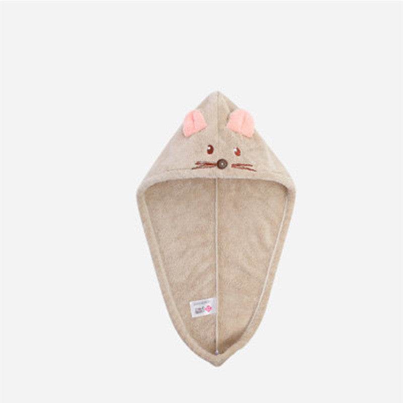 Children's Adult Head Wiper Head Scarf Dry Hair Towel Shower Cap - Mubimart