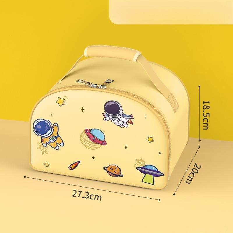 Children's Lunch Box Handbag Multi-layer Thermal Insulation Primary School Student Waterproof Handbag - Mubimart