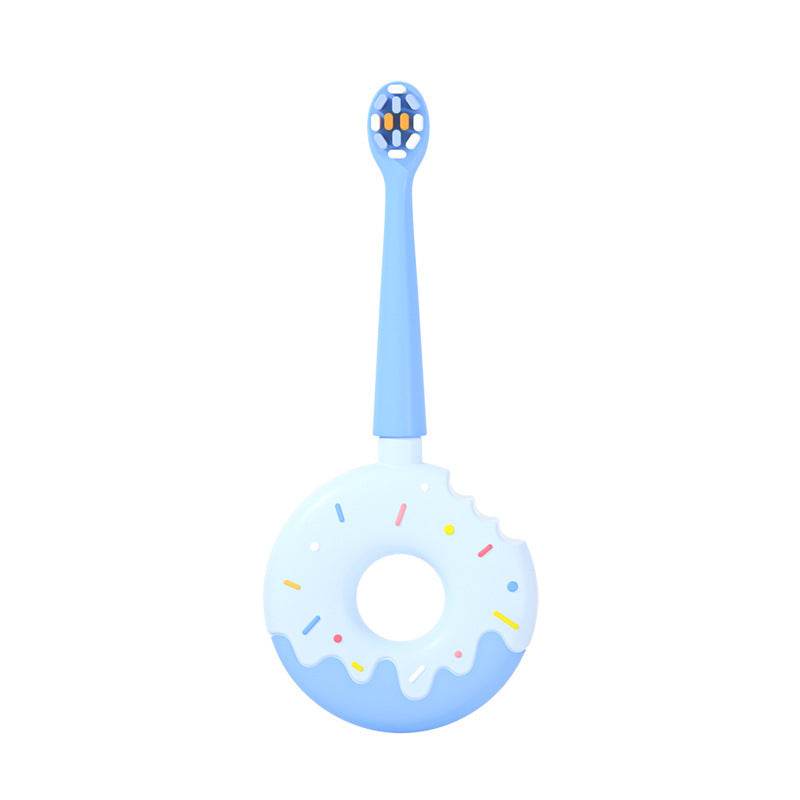Children's Manual U-shaped Silicone Baby Donut Toothbrush Artifact - Mubimart
