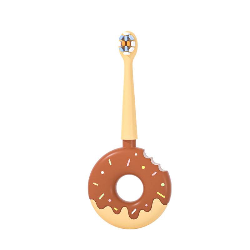 Children's Manual U-shaped Silicone Baby Donut Toothbrush Artifact - Mubimart