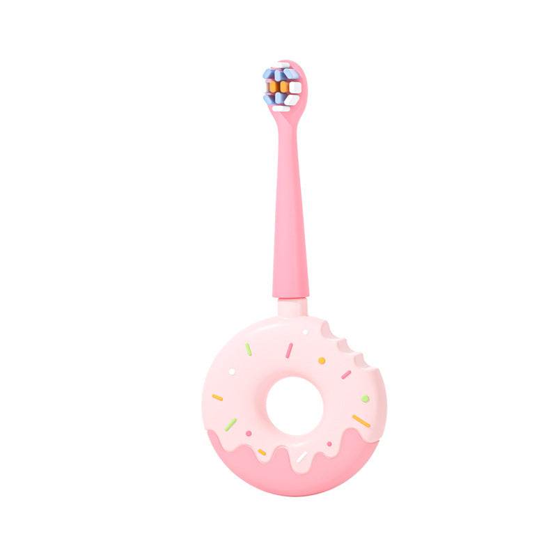 Children's Manual U-shaped Silicone Baby Donut Toothbrush Artifact - Mubimart