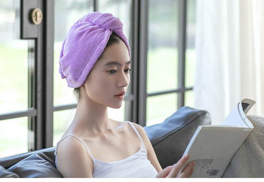 Children's Microfiber Dry Hair Towel - Mubimart