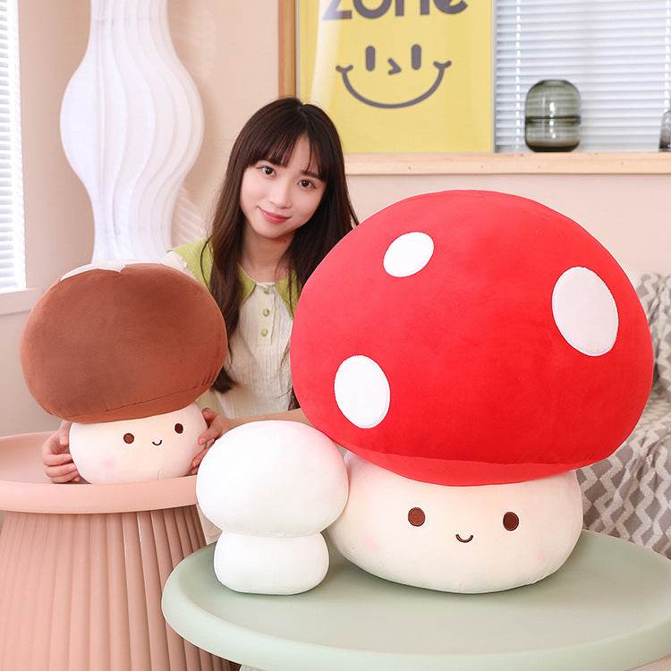 Children's Pillow With Mushroom Dolls - Mubimart
