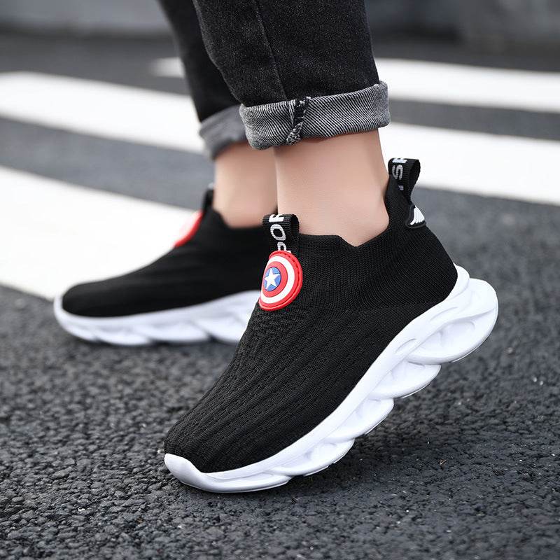 Children's Shoes Men's Knitted Shoes Small White Shoes - Mubimart