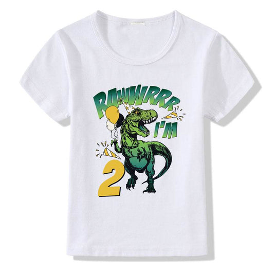 Children's T-shirt Numbers 1-9 Birthday T-shirt - Mubimart