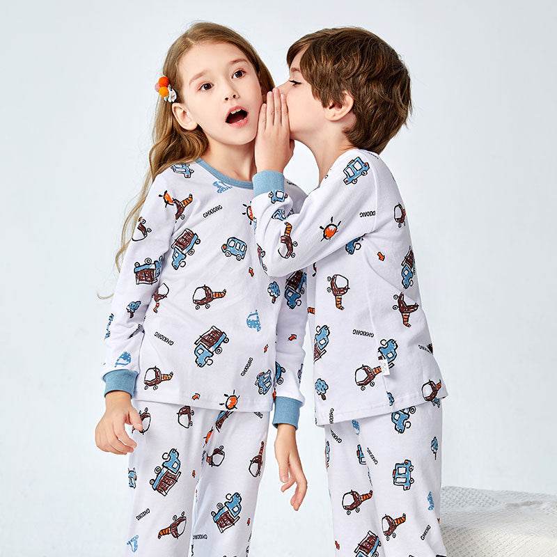 Children's Underwear Set Cotton Boys And Girls Underwear Set Pajamas - Mubimart
