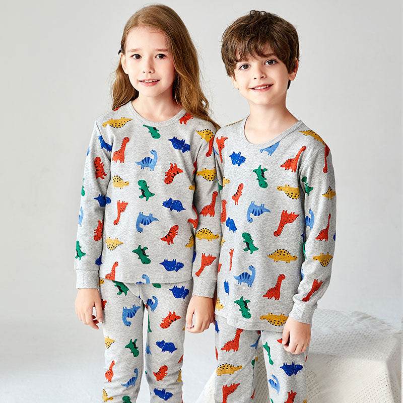 Children's Underwear Set Cotton Boys And Girls Underwear Set Pajamas - Mubimart