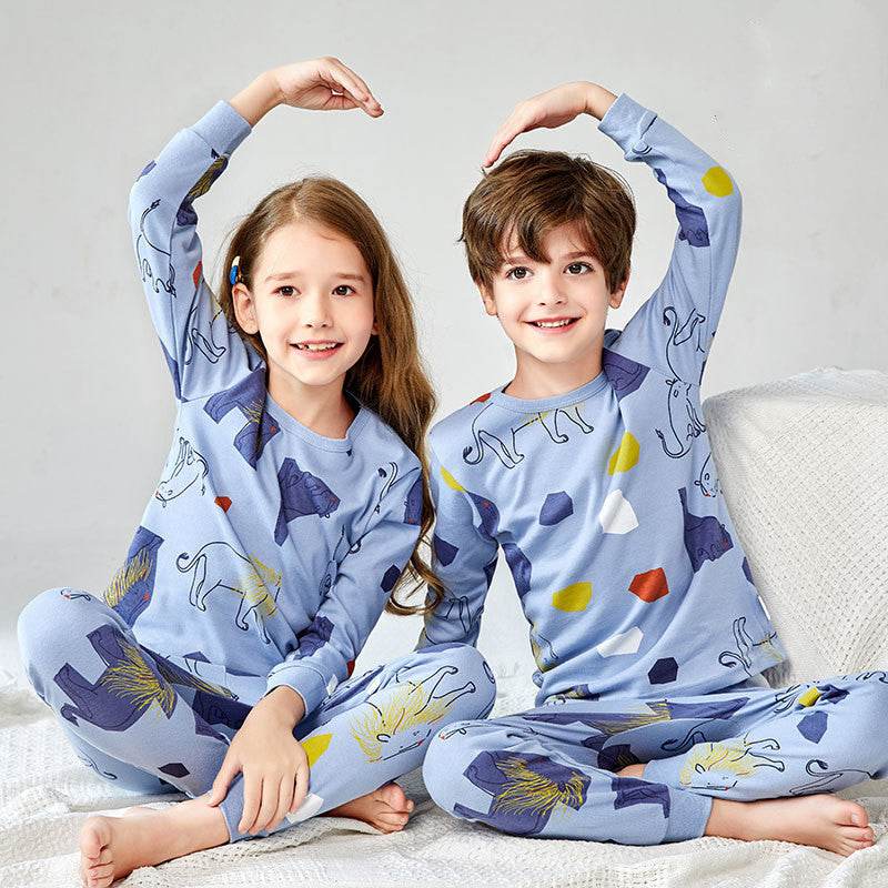 Children's Underwear Set Cotton Boys And Girls Underwear Set Pajamas - Mubimart